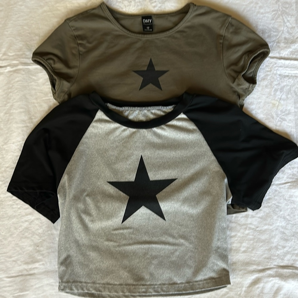 Two Cropped Tees